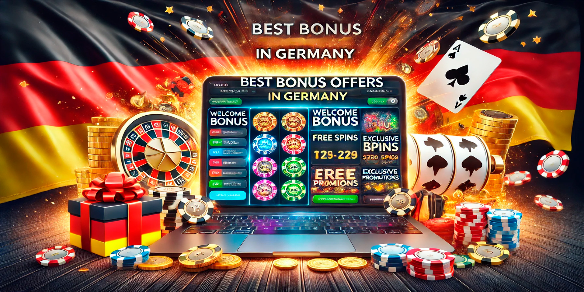 The best bonus offers in online casinos in Germany